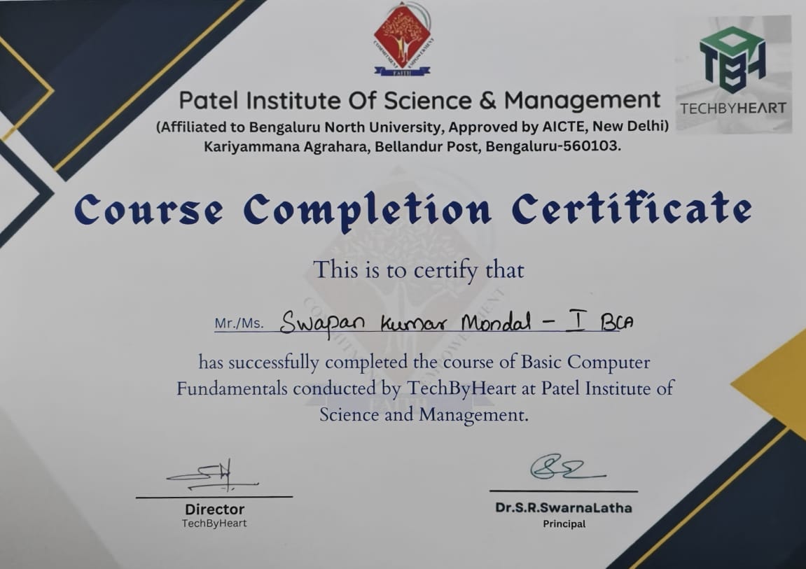 Certificate 3